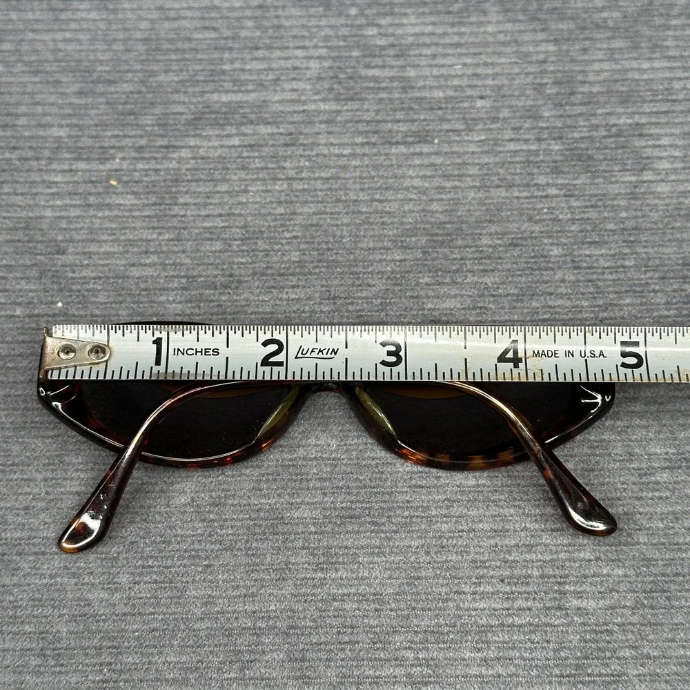 J.Crew Tortoiseshell Oval Y2K Sunglasses Brown Amber Vintage Style 13750